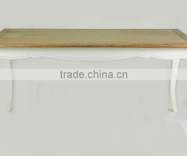 Antique Wooden Double Color Rectangular Dining /Party Table(DT-1036) photo-2