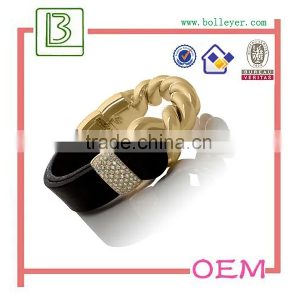 Fashion Charming Bangle Bracelet Of Leather photo-3