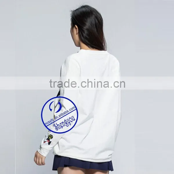 Custom Women's Longline Sweatshirts With Fashionale Printing photo-3