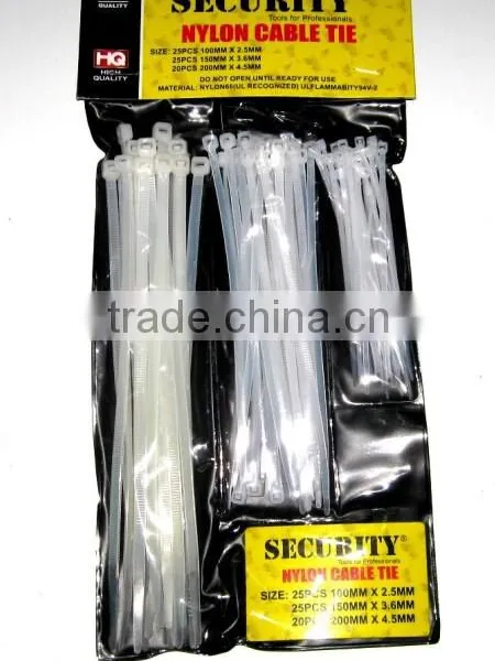 WHOLESALES Heat-resisting 8*150 PA66 Nylon Cable Ties (UL Certificate)94v-2 photo-2