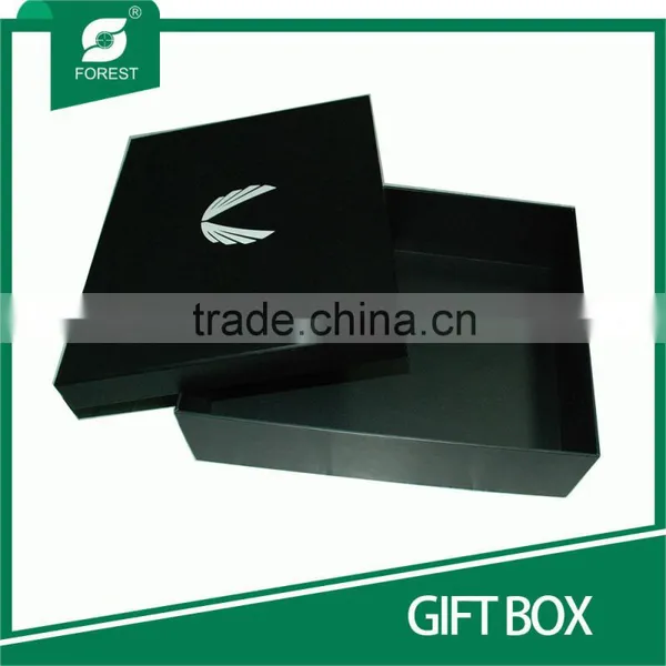 HIGH END SPOT UV VARNISHED CARDBOARD BLACK GIFT BOX photo-5