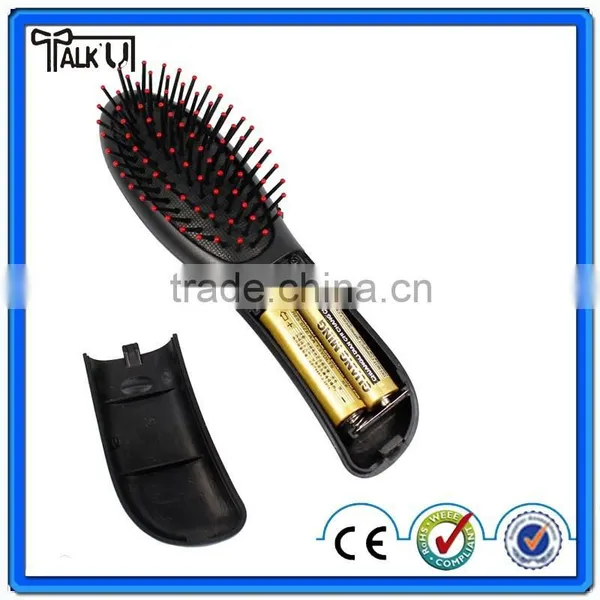 Portable Anti-static Vibration Scalp Massage Brush Head Stimulation Comb Releasing Stress Electric Massager Comb/Brush photo-6