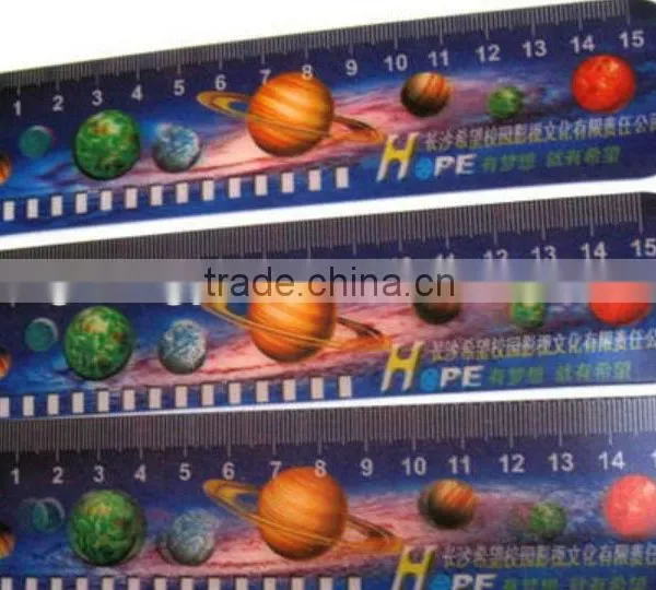 pp lenticular 3d ruler