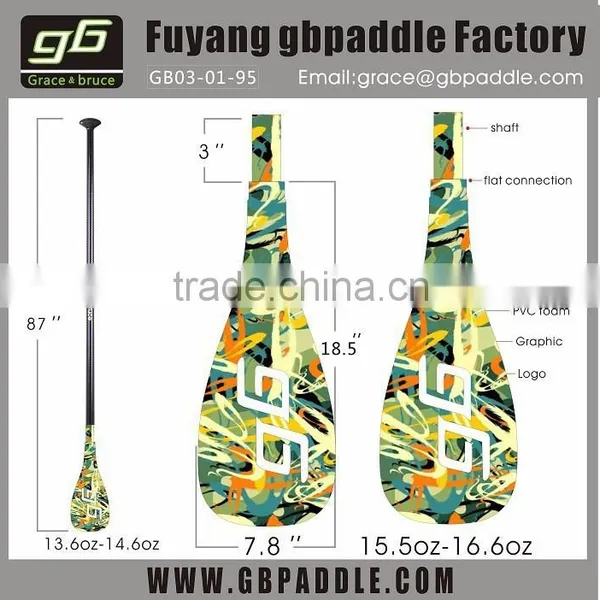 Wholesale Fiberglass Sup Paddle Inflatable Colorful Sup Paddle Board Pvc Foam Sup Paddle