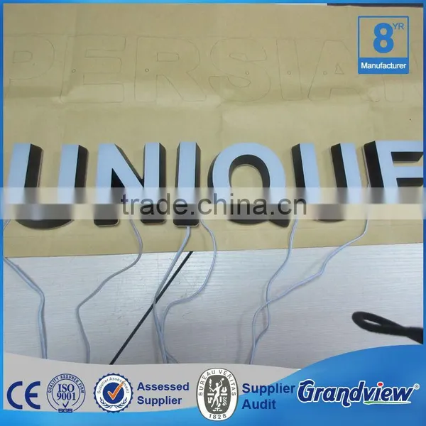 Interior Mini Letter Sign Frontlit and Backlit Channel Letter Sign for Wall photo-3