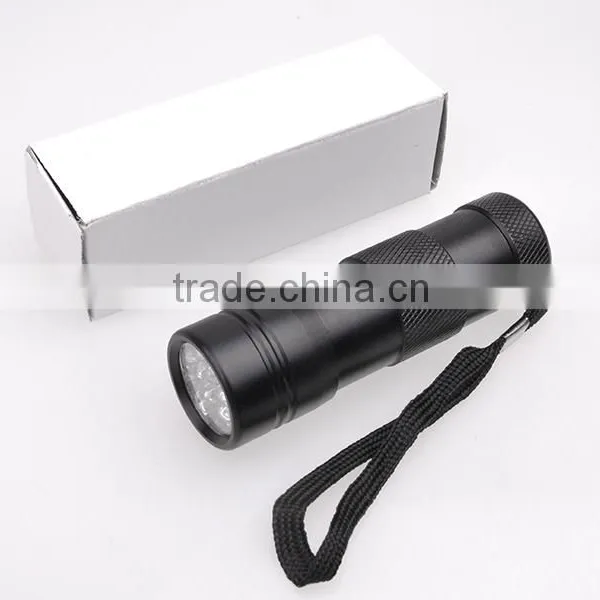 Purple Light 12 LED 395nm UV LED Flashlight for Money Detect Wholesale photo-6