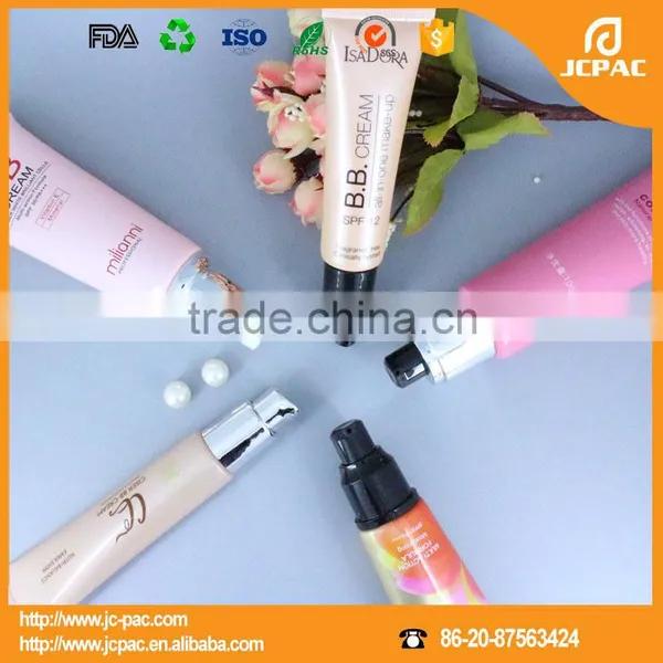 Airless PE Whitening BB Cream Tubes for Cosmetic Packaging With Pump Tube photo-4