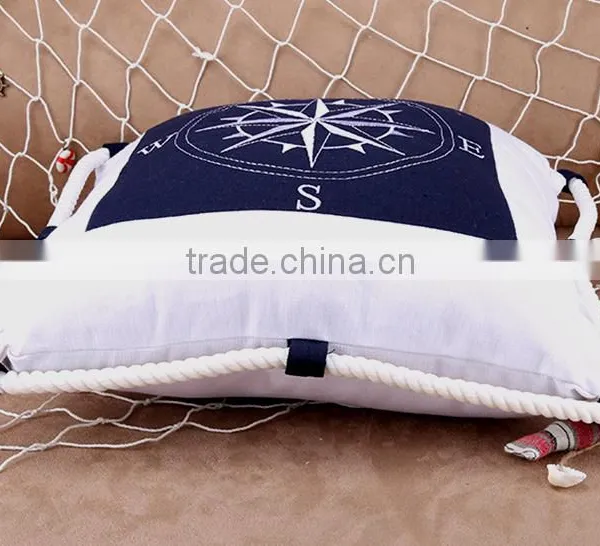 Handmade Compass Pillow Embroidery Designs Cushion Cover photo-6