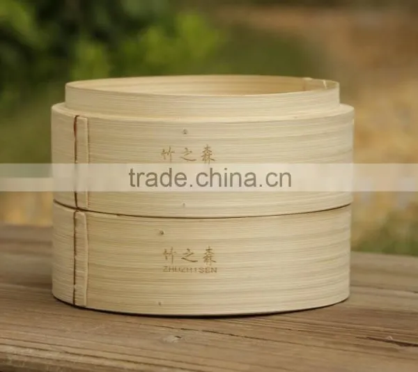 Traditional Round Bamboo Steamer for Cooking photo-3
