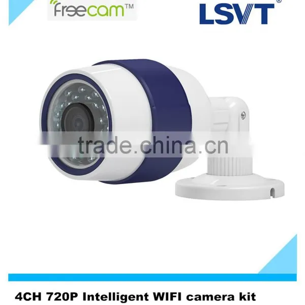 4 Channel 720P Smart Wifi Camera Kit, 4xC260 Camera With SD Card+ 4ch CMS Software (no Need NVR), With Intelligent Analysis. photo-6