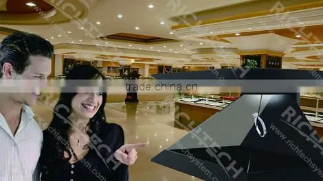 Attract Your Customers RICHTECH Three Sides View Hologram Showcase photo-6