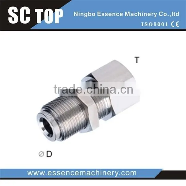 Brass Pneumatic Elbow Nut Threaded Tube Fitting photo-5