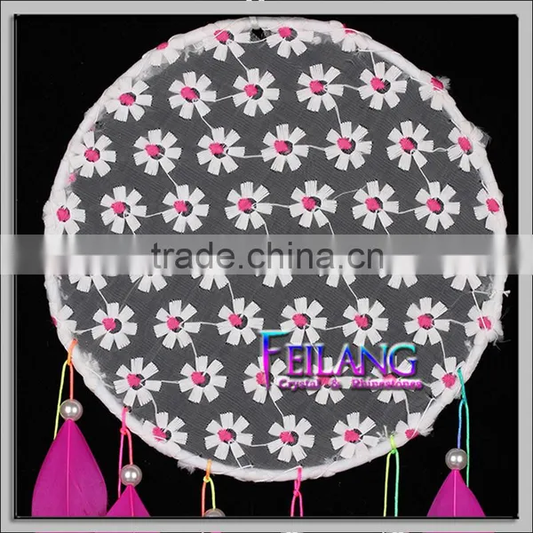 Purple Lace Dream Catchers Feathers Wall Hanging Decoration Quality Choice photo-2