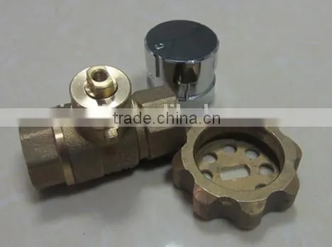 Magnetic Lockable Brass Ball Valve photo-2