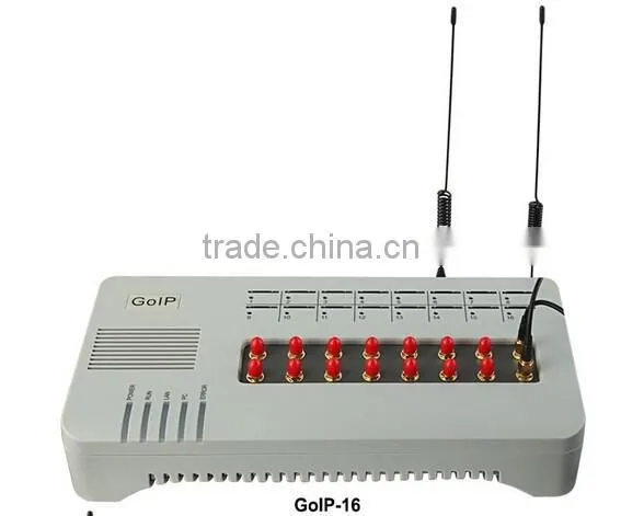 Good Price!16 Channels Voip Gsm Gateway GOIP16 With VPN USSD IMEI Change 2G and 3G Networks photo-2