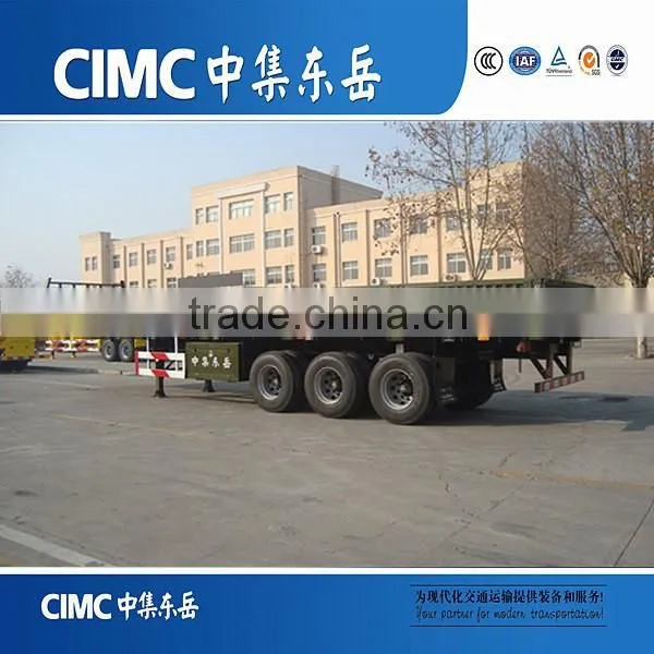CIMC 3 Axle Side Wall Cargo Truck Trailer With Side Boards photo-5