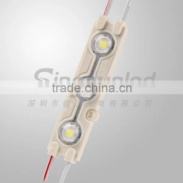 White ABS Smd 5050 0.72w 3 Chips Led Module With Lens photo-2