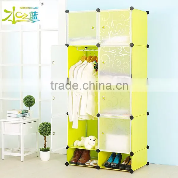 Simple Style Plastic Wardrobe Cabinet Box