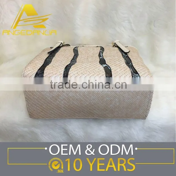 Custom-made 2016 Fashion Women Tote Bag Pure Leather Handbag Cheap Price Wholesale photo-5