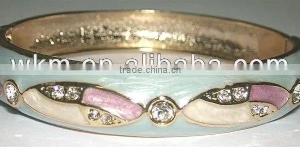 Bayonet Ring Enamel Bangle Bracelets