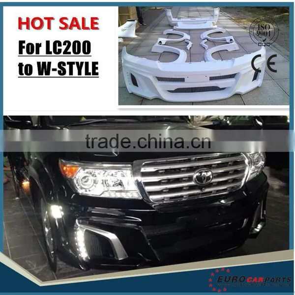 Hot Sell Body Kit for Toyota Land Cruiser lc 200 W-style FRP/PP Full Set