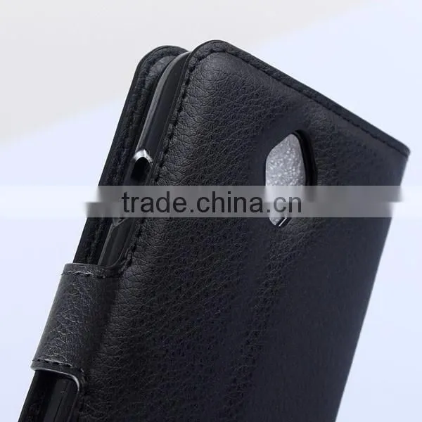 Slim Wallet Flip Cover For Vodafone Smart 4 Turbo photo-6