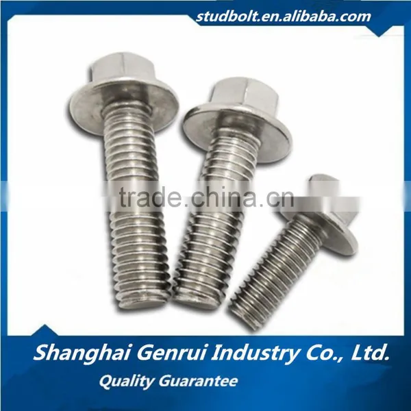 Underquote Supplier From China GT DIN6912 Stainless Steel a2 a4 Hex Head Flange Bolt Gr 8.8 photo-4