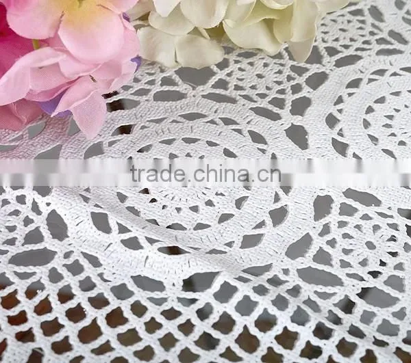 CROCHET PVC TABLECLOTH-ZT-762 RD90CM photo-5
