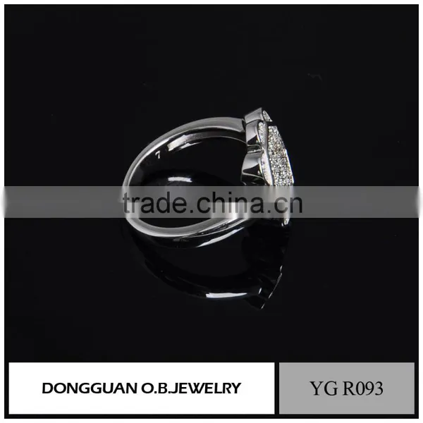 Luxury 925 Sterling Silver Flower Ring/Engagement Ring/Diamond Ring For Girls photo-4