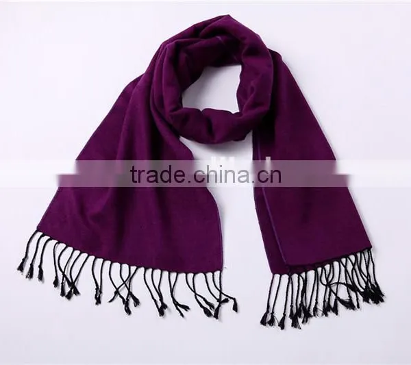 Hot Selling Fashion Plain Viscose Scarf Solid Color D800-112 photo-2
