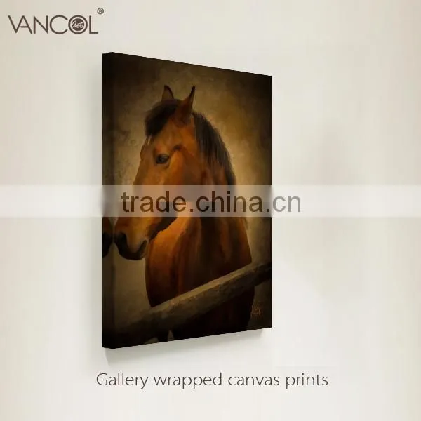 2016 Hot Selling Horse Animal Oil Painting With Frame