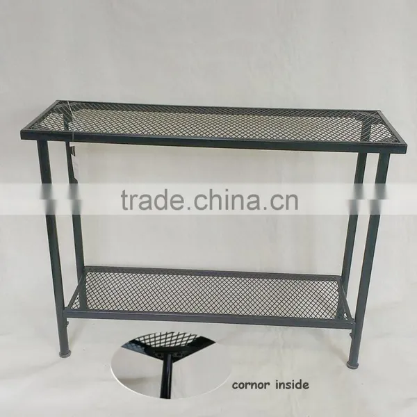 High quality supermarket store 2 tiers metal storage rack