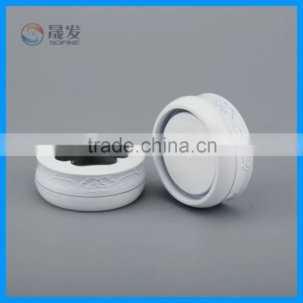 Screw Cap Compact Powder Case With Window photo-2
