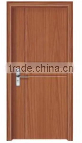 Modern House Pvc Bathroom Door Price India Flat Wood Door photo-2