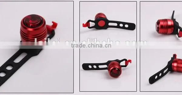 5mm LED Bike Light Bicycle Tail Light 2*CR2032 photo-2