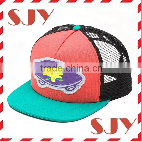 China Wholesale Short Brim Custom Child Hip Hop Cap photo-6