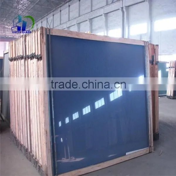 Colored Reflective Glass Stair Railing Grey Green Blue Bronze Glass Top Partition Wall Color Glass Partition Wall photo-5