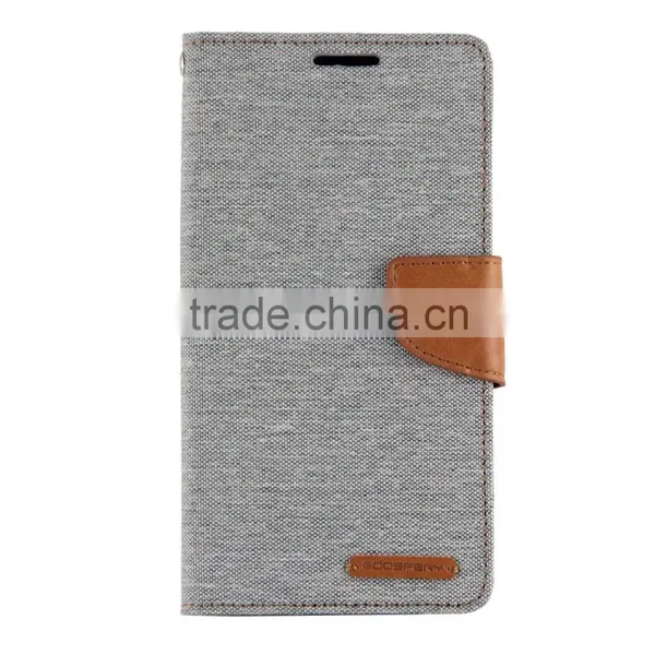 Horizontal Flip Mercury Goospery Canvas Leather Case With Card Slot for Samsung Galaxy Note 5 N920 photo-5