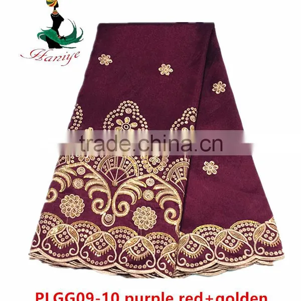 Haniye2016 Fabric for wedding dress lace cheap lace fabric indian george fabric/PLGG09