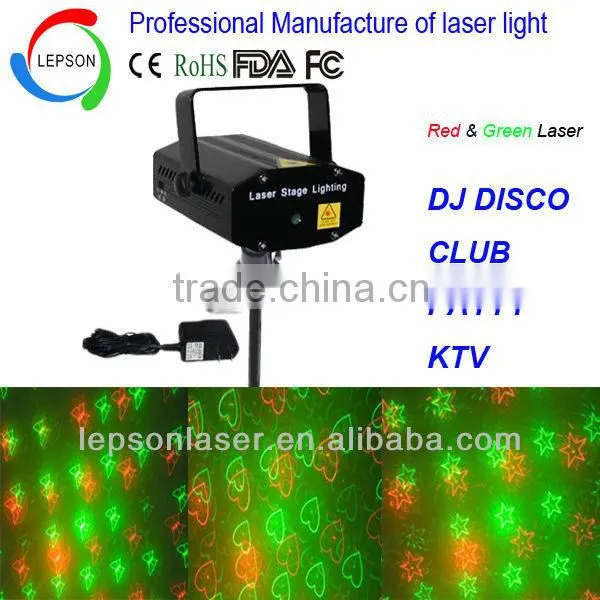 150mW Red & Green Mini dj Laser Lights