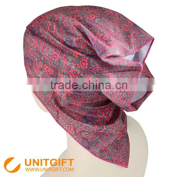 2016 Wholesale Neck Warm Triangle Scarf Tube Head Scarf Custom photo-4