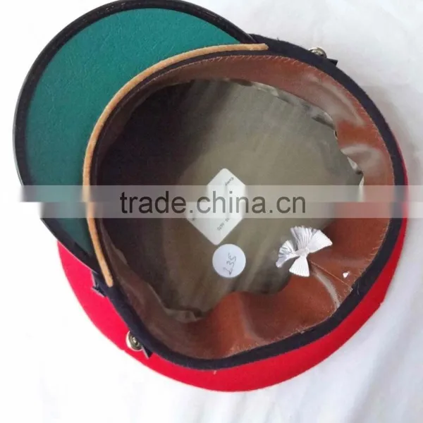 First Class Quality Military Uniform Cap/office Cap With Metal Logo photo-4