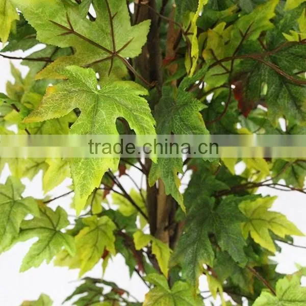 Deocrative Artificial Green Maple Trees Wood Trunk for Sale photo-3