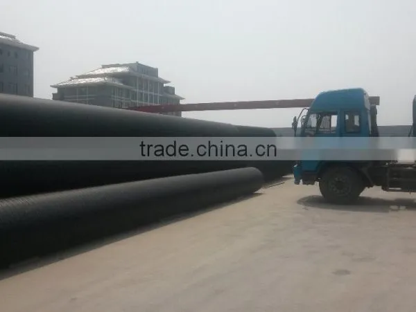 DN500,SN8 Steel Belt Reinforced pe Pipe for Drainage photo-5