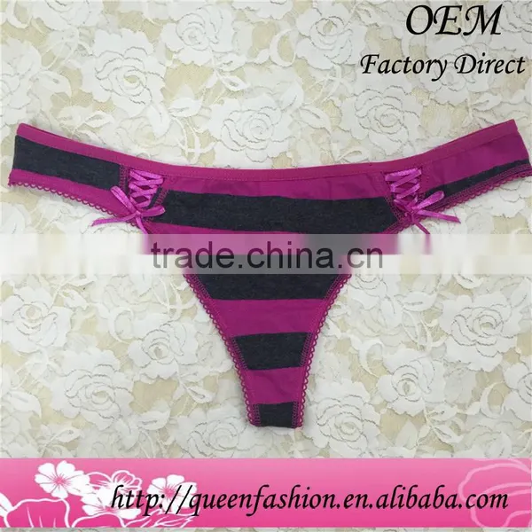 2016 Hot Model Sexy Women Spandex Thongs Teen Ladies Lace Thongs for Women