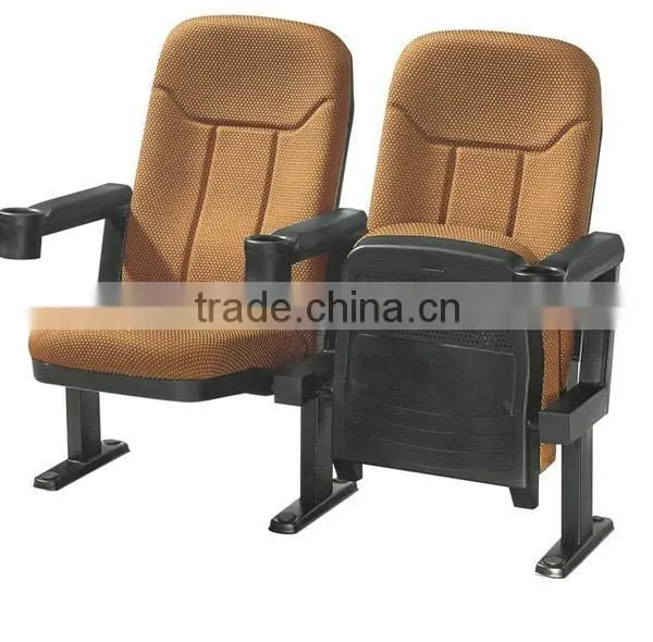 Movable Auditorium Chair Writing Pad /Comfortable Cinema Chair, Auditorium Chair YA-314 photo-4