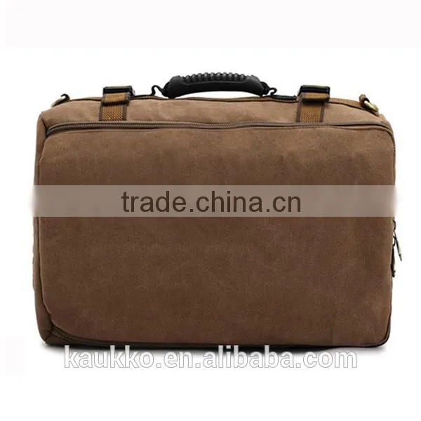 Outdoor Hiking Backpack Canvas Vintage Daypack for Travel photo-4