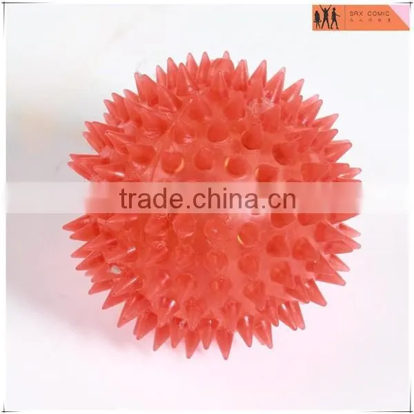 Custom Shiny Red Soft Pointy Toys Ball,custom Made High Quality Toys Ball for Kids,OEM Custom Toys Ball Factory