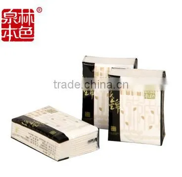 OEM Good Quality 210mm*210mm Unbleached Handkerchief Paper Pocket Tissue photo-2