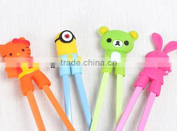 Fancy FDA Silicone Chopstick Holders for Kids Funny Chopsticks